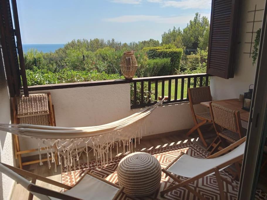 Superbe Appartement Piscine, Tennis, Vue Mer Et Decore Avec Gout Cassis Kültér fotó