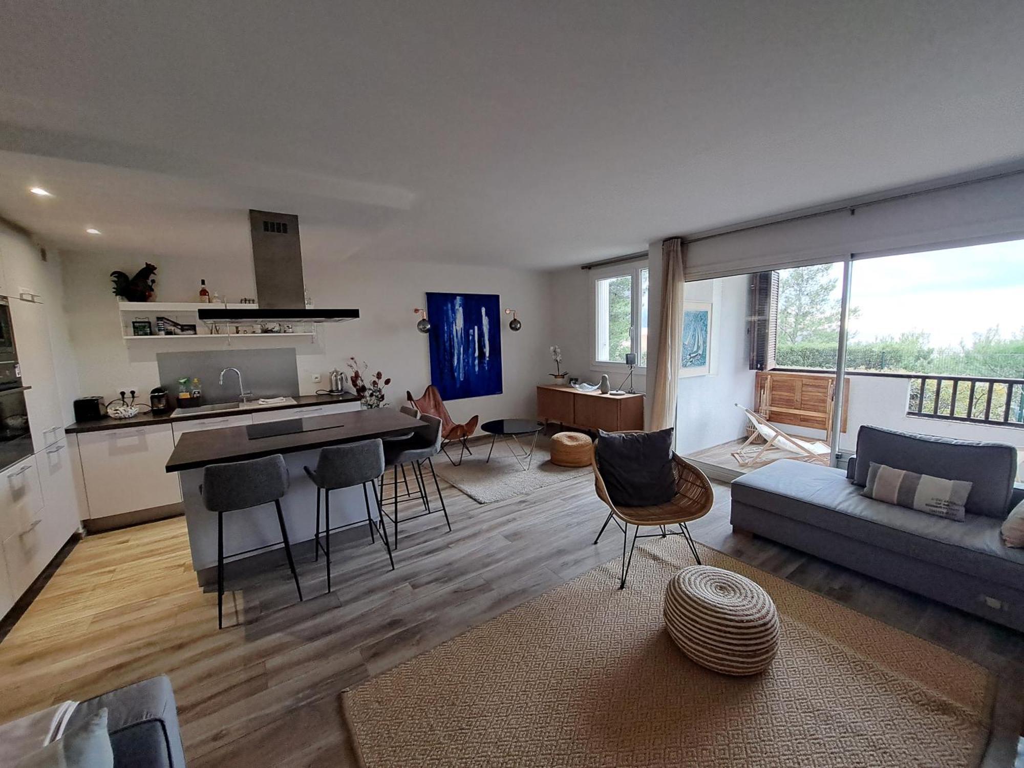 Superbe Appartement Piscine, Tennis, Vue Mer Et Decore Avec Gout Cassis Kültér fotó